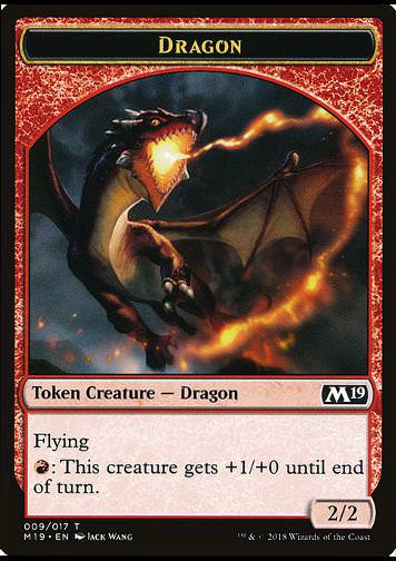 Token Creature Dragon v.1 (Token Kreatur Drachen)